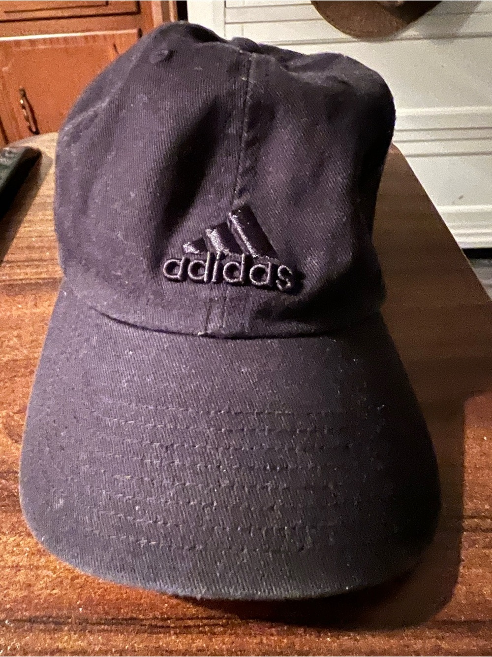 adidas Black Embroidered Logo Baseball Cap